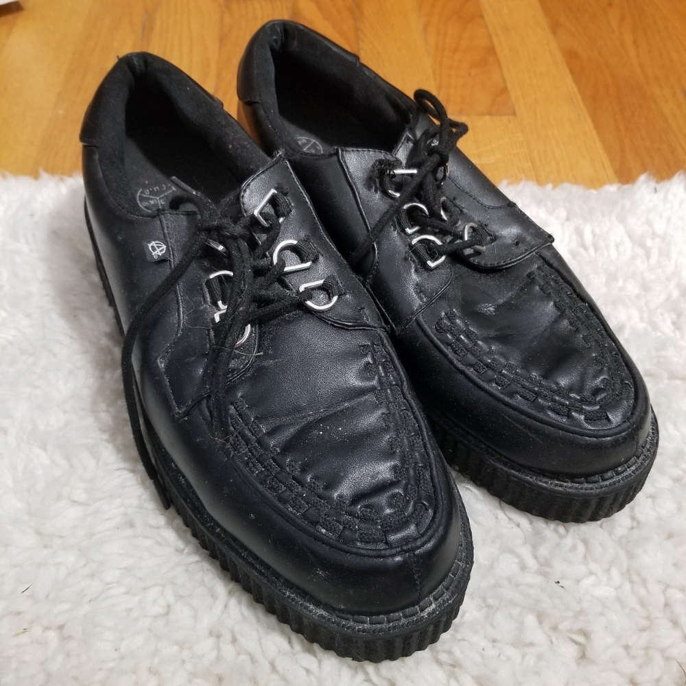 Black Platform Creepers